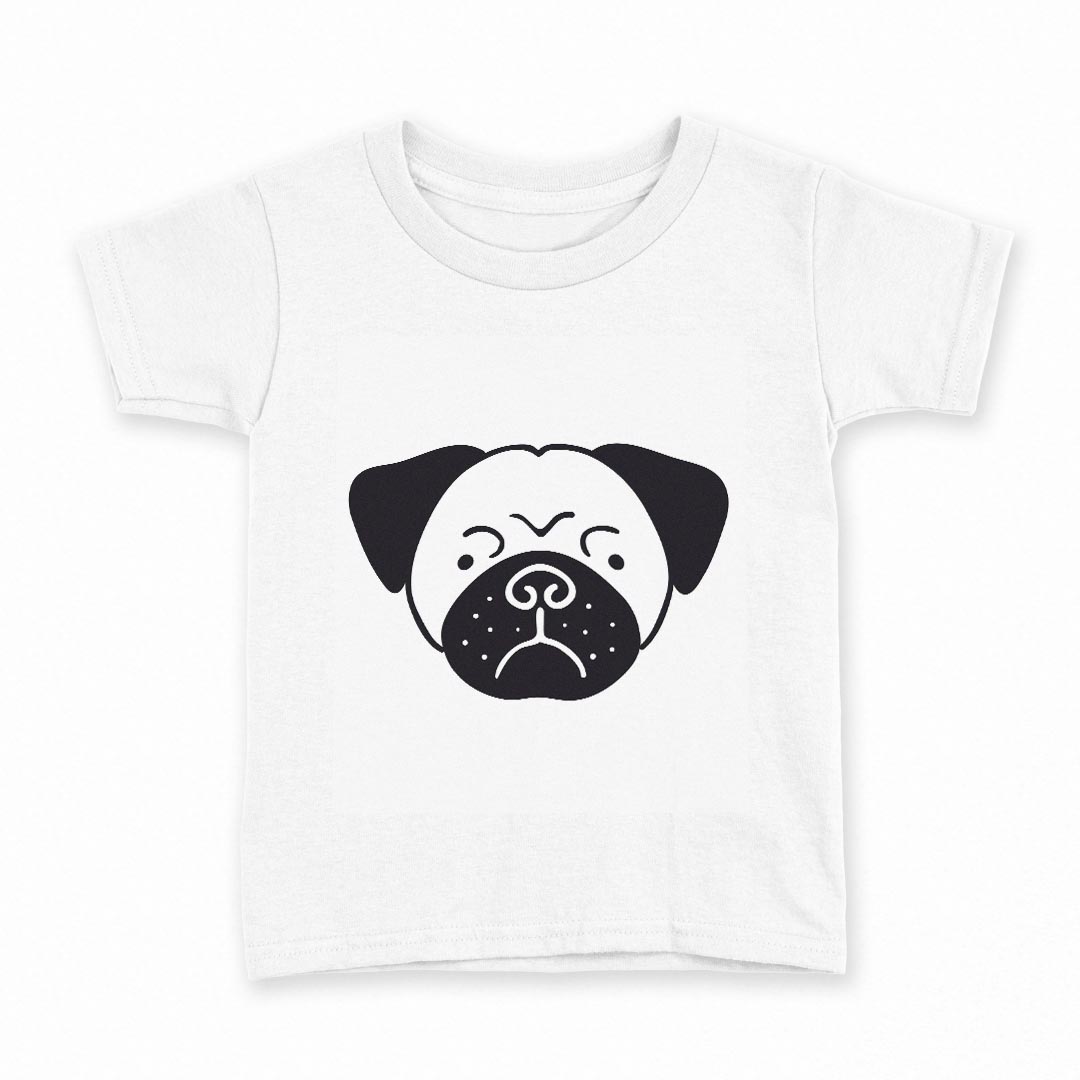 tシャツ キッズ 半袖 白地 デザイン 130 サイズ Tシャツ ティーシャツ T shirt 022504 犬 dog かわいい