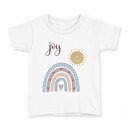 tシャツ キッズ 半袖 白地 デザイン 140 サイズ Tシャツ ティーシャツ T shirt 022687 太陽 虹