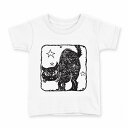 tシャツ キッズ 半袖 白地 デザイン 100 サイズ Tシャツ ティーシャツ T shirt 022709 猫 かわいい(4)