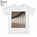 tシャツ キッズ 半袖 白地 デザイン 120 サイズ Tシャツ ティーシャツ T shirt 023157 建築物 写真(4)