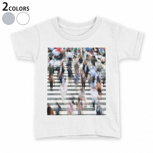 tシャツ キッズ 半袖 白地 デザイン 140 サイズ Tシャツ ティーシャツ T shirt 023658 横断歩道 写真 風景 人物 tシャツ キッズ 半袖 白地 デザイン 140 サイズ Tシャツ ティーシャツ T shirt 023658 横断歩道 写真 風景 人物