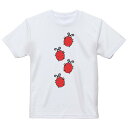 tシャツ キッズ 半袖 白地 デザイン 90 Tシャツ ティーシャツ T shirt 026213 てんとう虫(4)