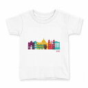 tシャツ キッズ 半袖 白地 デザイン 150 サイズ Tシャツ ティーシャツ T shirt 031743 ローマ おしゃれ ビル(4)