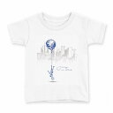 tシャツ キッズ 半袖 白地 デザイン 110 サイズ Tシャツ ティーシャツ T shirt 032671 骸骨 ホラー(4)