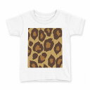 tシャツ キッズ 半袖 白地 デザイン 150 サイズ Tシャツ ティーシャツ T shirt 004056 豹柄 模様(4)