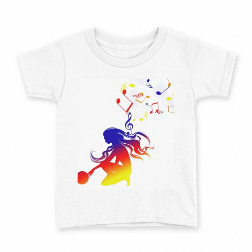 tシャツ キッズ 半袖 白地 デザイン 110 サイズ Tシャツ ティーシャツ T shirt 004574 音楽 イラスト カラフル tシャツ キッズ 半袖 白地 デザイン 110 サイズ Tシャツ ティーシャツ T shirt 004574 音楽 イラスト カラフル