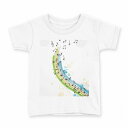 tシャツ キッズ 半袖 白地 デザイン 130 サイズ Tシャツ ティーシャツ T shirt 005088 音符 音楽 イラスト(4)