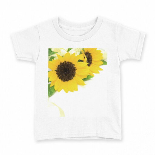 tシャツ キッズ 半袖 白地 デザイン 160 サイズ Tシャツ ティーシャツ T shirt 005164 ひまわり 写真 シンプル tシャツ キッズ 半袖 白地 デザイン 160 サイズ Tシャツ ティーシャツ T shirt 005164 ひまわり 写真 シンプル