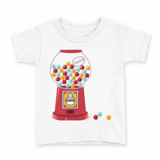 tシャツ キッズ 半袖 白地 デザイン 120 サイズ Tシャツ ティーシャツ T shirt 005344 ガチャポン ポップ カラフル tシャツ キッズ 半袖 白地 デザイン 120 サイズ Tシャツ ティーシャツ T shirt 005344 ガチャポン ポップ カラフル