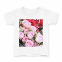 tシャツ キッズ 半袖 白地 デザイン 130 サイズ Tシャツ ティーシャツ T shirt 006399 写真 花(4)