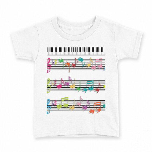 tシャツ キッズ 半袖 白地 デザイン 160 サイズ Tシャツ ティーシャツ T shirt 006472 音符 楽譜 ピアノ tシャツ キッズ 半袖 白地 デザイン 160 サイズ Tシャツ ティーシャツ T shirt 006472 音符 楽譜 ピアノ