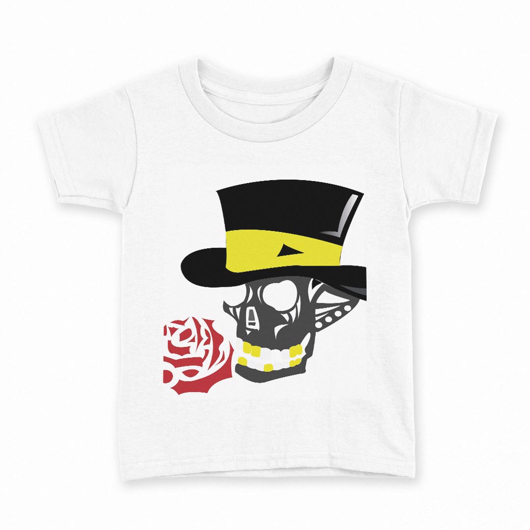 tシャツ キッズ 半袖 白地 デザイン 160 サイズ Tシャツ ティーシャツ T shirt 006941 ドクロ　骸骨　..