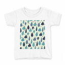 tシャツ キッズ 半袖 白地 デザイン 130 サイズ Tシャツ ティーシャツ T shirt 006997 葉っぱ 模様 植物(4)