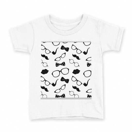 tシャツ キッズ 半袖 白地 デザイン 120 サイズ Tシャツ ティーシャツ T shirt 007158 眼鏡 模様 tシャツ キッズ 半袖 白地 デザイン 120 サイズ Tシャツ ティーシャツ T shirt 007158 眼鏡 模様