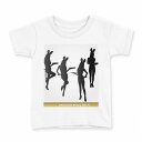 tシャツ キッズ 半袖 白地 デザイン 90 Tシャツ ティーシャツ T shirt 007282 バニー 人物 黒 ブラック(4)