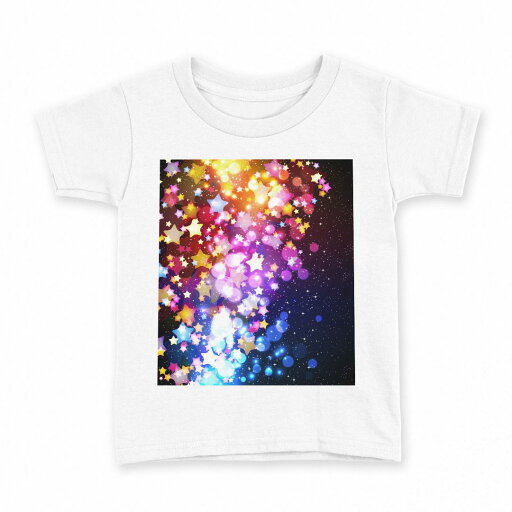 tシャツ キッズ 半袖 白地 デザイン 130 サイズ Tシャツ ティーシャツ T shirt 007846 星 スター カラフル レインボー tシャツ キッズ 半袖 白地 デザイン 130 サイズ Tシャツ ティーシャツ T shirt 007846 星 スター カラフル レインボー