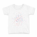 tシャツ キッズ 半袖 白地 デザイン 160 サイズ Tシャツ ティーシャツ T shirt 008475 パステル カラフル 水玉 模様(4)