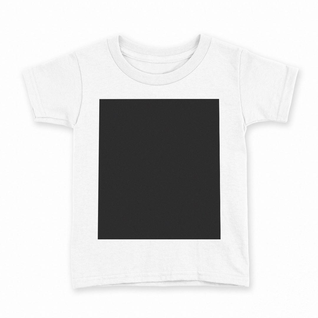 tシャツ キッズ 半袖 白地 デザイン 110 サイズ Tシャツ ティーシャツ T shirt 009016 シンプル 無地 黒