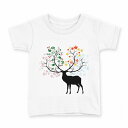 tシャツ キッズ 半袖 白地 デザイン 110 サイズ Tシャツ ティーシャツ T shirt 009497 植物 動物(4)
