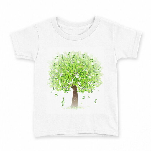 tシャツ キッズ 半袖 白地 デザイン 110 サイズ Tシャツ ティーシャツ T shirt 009582 植物 音楽 音符 tシャツ キッズ 半袖 白地 デザイン 110 サイズ Tシャツ ティーシャツ T shirt 009582 植物 音楽 音符
