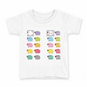 tシャツ キッズ 半袖 白地 デザイン 150 サイズ Tシャツ ティーシャツ T shirt 009679 カラフル 動物 ひつじ(4)