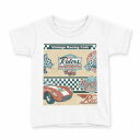 tシャツ キッズ 半袖 白地 デザイン 90 Tシャツ ティーシャツ T shirt 010445 乗り物 車 レース(4)