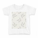 tシャツ キッズ 半袖 白地 デザイン 160 サイズ Tシャツ ティーシャツ T shirt 010682 エイ 海 生き物(4)