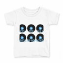 tシャツ キッズ 半袖 白地 デザイン 90 Tシャツ ティーシャツ T shirt 010879 レコード 音楽 ミュージック(4)