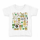 tシャツ キッズ 半袖 白地 デザイン 120 サイズ Tシャツ ティーシャツ T shirt 010915 レゲエ 音楽 ミュージック(4)