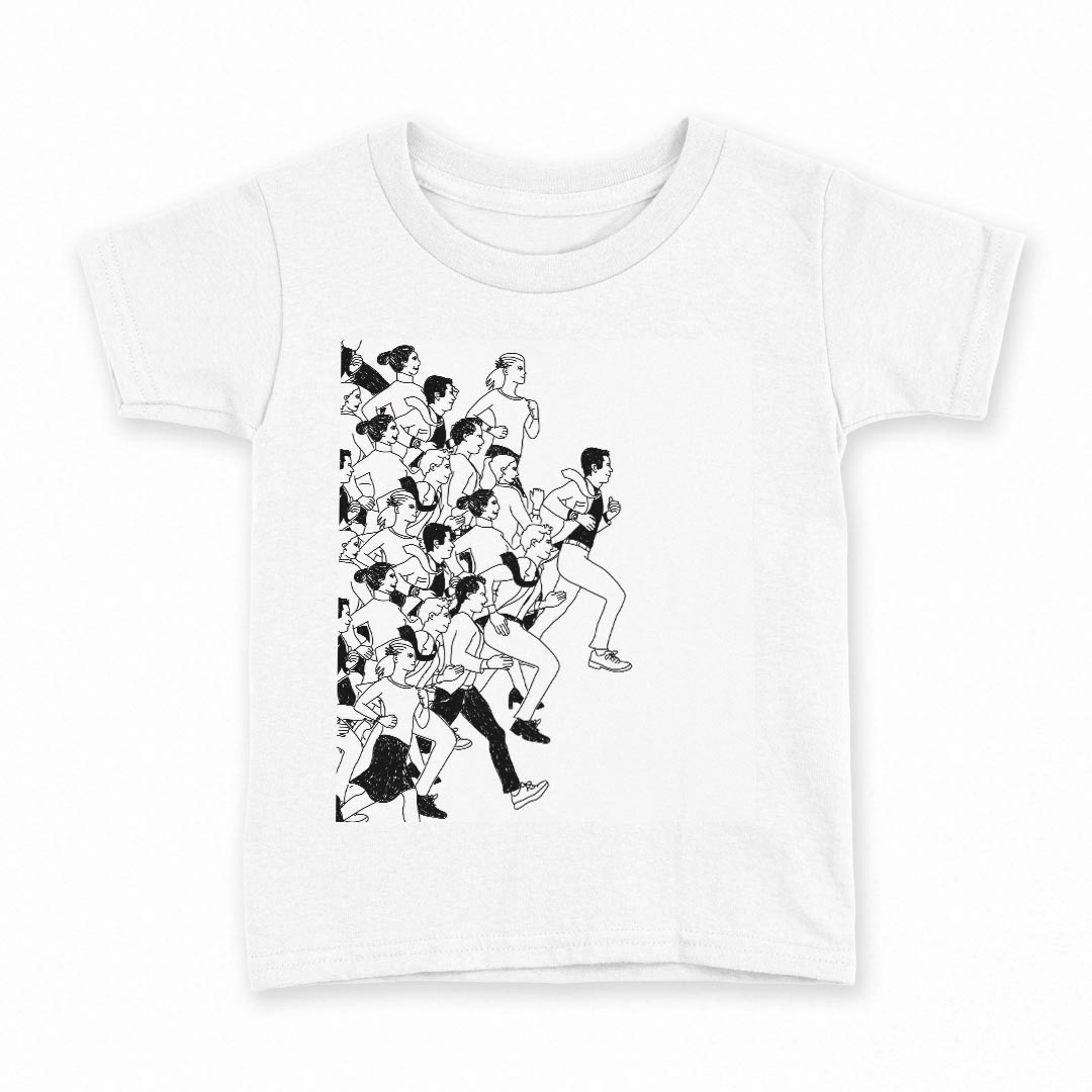 tシャツキッズ半袖白地デザイン12...