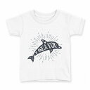 tシャツ キッズ 半袖 白地 デザイン 120 サイズ Tシャツ ティーシャツ T shirt 010939 海 イルカ 英語(4)
