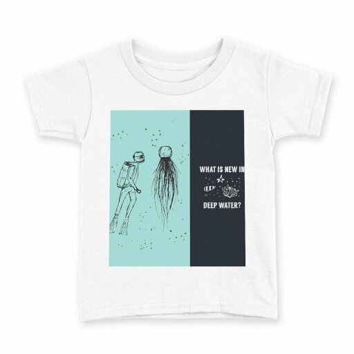 tシャツ キッズ 半袖 白地 デザイン 90 Tシャツ ティーシャツ T shirt 010946 海 くらげ ダイビング tシャツ キッズ 半袖 白地 デザイン 90 Tシャツ ティーシャツ T shirt 010946 海 くらげ ダイビング