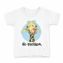 tシャツ キッズ 半袖 白地 デザイン 130 サイズ Tシャツ ティーシャツ T shirt 010980 きりん 動物 英語(4)