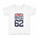 tシャツ キッズ 半袖 白地 デザイン 110 サイズ Tシャツ ティーシャツ T shirt 010992 ロンドン 外国 国旗(4)