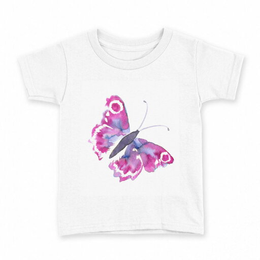 tシャツ キッズ 半袖 白地 デザイン 150 サイズ Tシャツ ティーシャツ T shirt 011005 蝶 紫 ピンク tシャツ キッズ 半袖 白地 デザイン 150 サイズ Tシャツ ティーシャツ T shirt 011005 蝶 紫 ピンク
