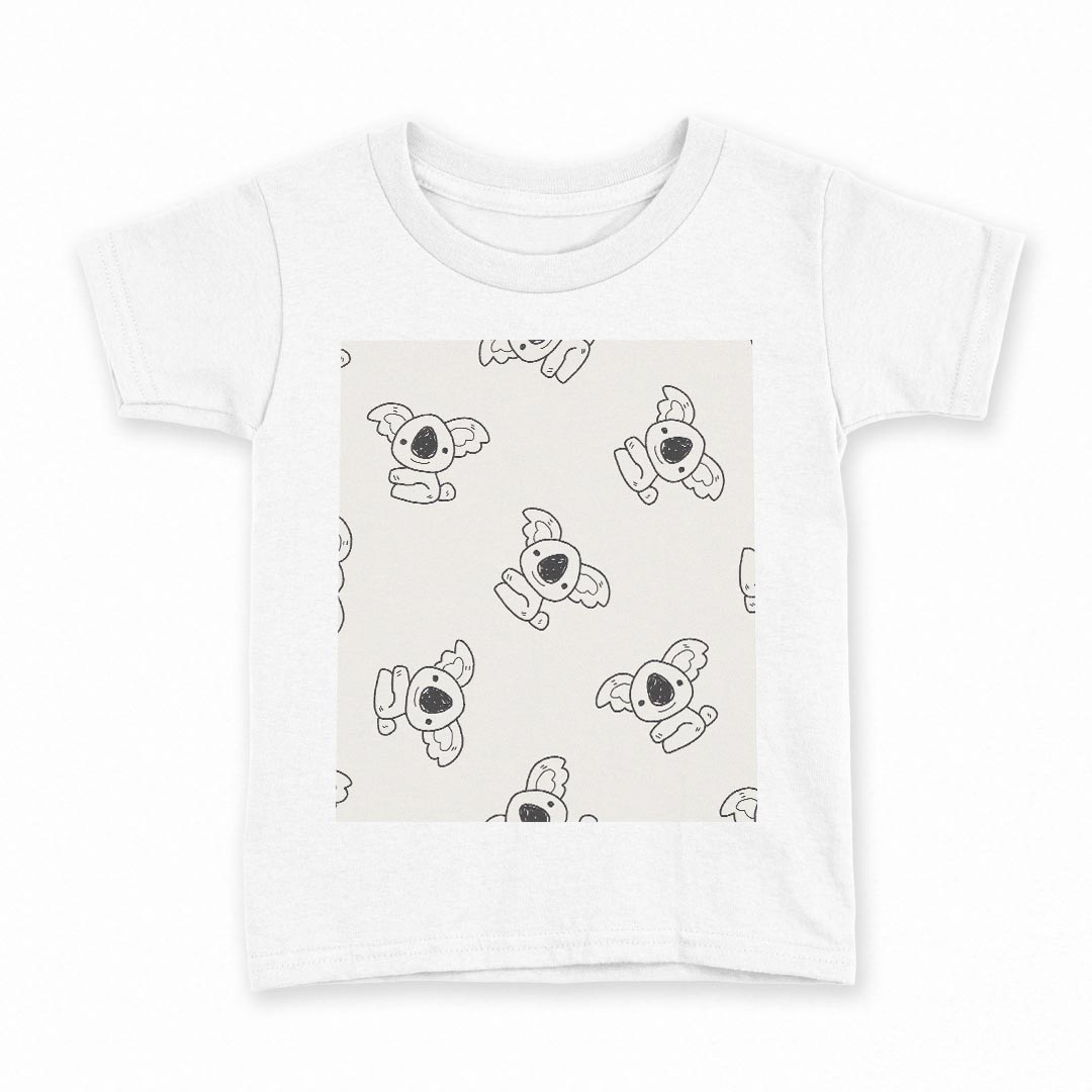 T-Shirts （Short Sleeve） - tシャツ キッズ 半袖 白地 デザイン 150 サイズ Tシャツ ティーシャツ T shirt 011206 動物　アニマル　コアラ