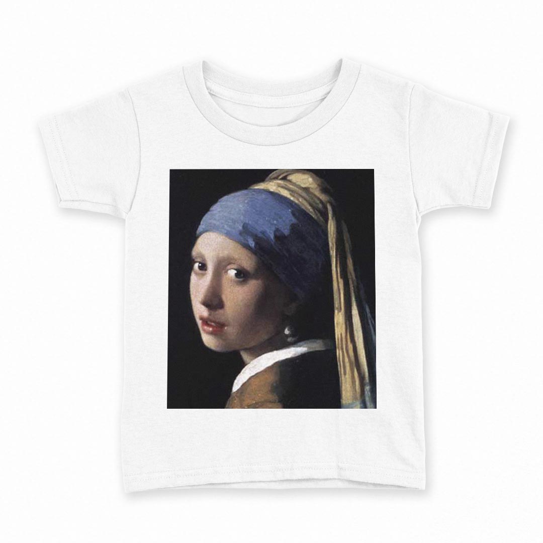 T-Shirts （Half Sleeves） - tシャツ キッズ 半袖 白地 デザイン 130 サイズ Tシャツ ティーシャツ T shirt 011470 イラスト　人物　絵画