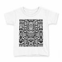 tシャツ キッズ 半袖 白地 デザイン 110 サイズ Tシャツ ティーシャツ T shirt 011534 蛇 アニマル柄 動物(4)