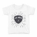 tシャツ キッズ 半袖 白地 デザイン 140 サイズ Tシャツ ティーシャツ T shirt 011661 太陽 雷 英語(4)