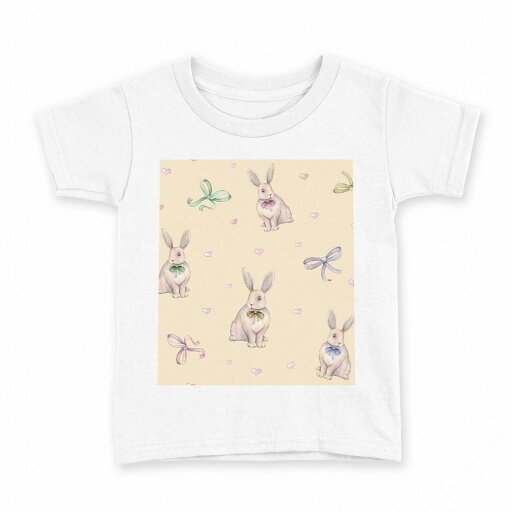 tシャツ キッズ 半袖 白地 デザイン 160 サイズ Tシャツ ティーシャツ T shirt 012210 うさぎ リボン かわいい tシャツ キッズ 半袖 白地 デザイン 160 サイズ Tシャツ ティーシャツ T shirt 012210 うさぎ リボン かわいい