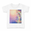 tシャツ キッズ 半袖 白地 デザイン 120 サイズ Tシャツ ティーシャツ T shirt 012220 花 絵画 景色(4)