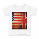 tシャツ キッズ 半袖 白地 デザイン 160 サイズ Tシャツ ティーシャツ T shirt 012669 アメリカ イギリス アンティーク(4)