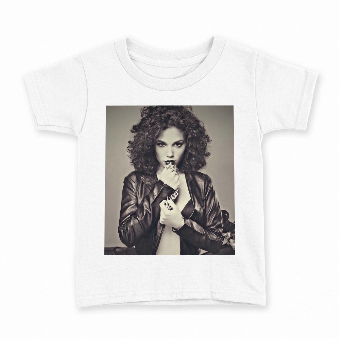 tシャツ キッズ 半袖 白地 デザイン 160 サイズ Tシャツ ティーシャツ T shirt 012690 女性　　写真