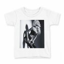 tシャツ キッズ 半袖 白地 デザイン 140 サイズ Tシャツ ティーシャツ T shirt 012817 女性 写真