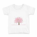 tシャツ キッズ 半袖 白地 デザイン 160 サイズ Tシャツ ティーシャツ T shirt 012897 桜 花 春 春(4)