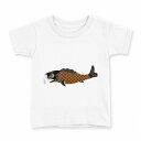 tシャツ キッズ 半袖 白地 デザイン 160 サイズ Tシャツ ティーシャツ T shirt 013187 鯉 魚 こいのぼり