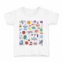 tシャツ キッズ 半袖 白地 デザイン 100 サイズ Tシャツ ティーシャツ T shirt 013332 ロケット 宇宙 惑星(4)