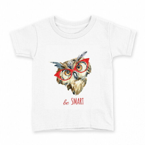 tシャツ キッズ 半袖 白地 デザイン 110 サイズ Tシャツ ティーシャツ T shirt 013424 ふくろう とり めがね tシャツ キッズ 半袖 白地 デザイン 110 サイズ Tシャツ ティーシャツ T shirt 013424 ふくろう とり めがね