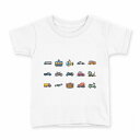 tシャツ キッズ 半袖 白地 デザイン 150 サイズ Tシャツ ティーシャツ T shirt 013483 乗り物 車 自転車(4)