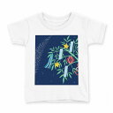 tシャツ キッズ 半袖 白地 デザイン 100 サイズ Tシャツ ティーシャツ T shirt 013740 七夕 短冊 夏